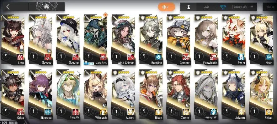 Arknights Accounts High-End Lvl 78|277 Op+50 Outfits|28,4k Oru|19 Limited|Ling P1,GTI 10