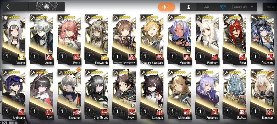 Arknights Accounts High-End Lvl 78|277 Op+50 Outfits|28,4k Oru|19 Limited|Ling P1,GTI 11