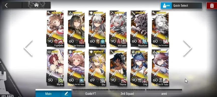 Arknights Accounts High-End Lvl 78|277 Op+50 Outfits|28,4k Oru|19 Limited|Ling P1,GTI 3