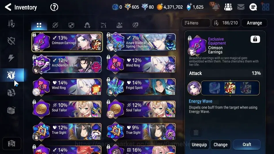 Epic Seven Accounts GLOBAL Unverif|11 ML(Monarch of the Sword Iseria,B image 16