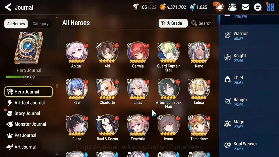 Epic Seven Accounts GLOBAL Unverif|11 ML(Monarch of the Sword Iseria,B image 7
