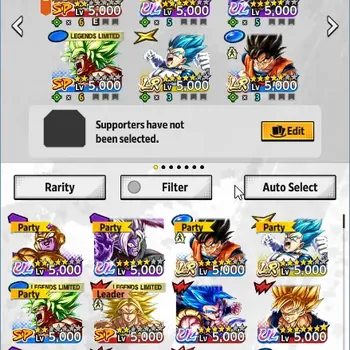 Dragon Ball Legends Accounts High-End Android |Lv 151|106M Total Power|3 LR|6 UL|LR Goku,1st Frieza,SSGSS Vegeta|UL SS