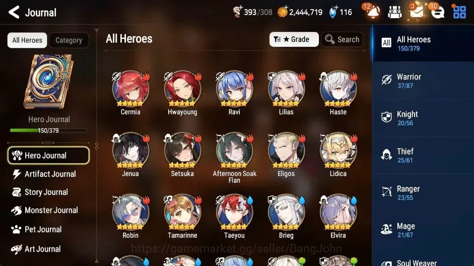 Epic Seven Accounts Global | 12 ML(Straze,Salome,Genesis Ras,New Moon  image 18