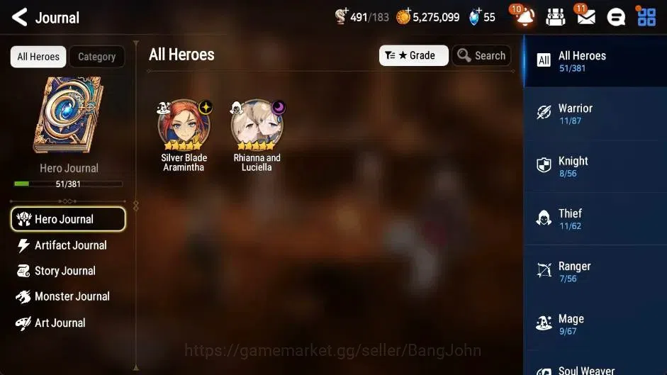 Epic Seven Accounts Global | Starter|2 ML(Rhianna & Luciella,SBAramint image 4