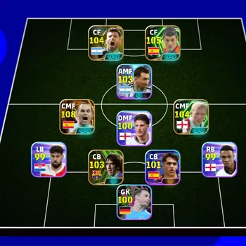 eFootball Accounts Legends & Iconic Players COLECTIVE 3164+ | BIGTIME ANDREA INIESTA x C PUYOL x DAVID VILLA x P SCHOLES x S