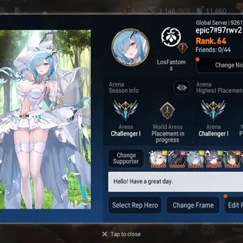 Epic Seven Accounts High-End Global Unverif | 15 ML (LOT Scales,RO Light,SS Vivian,SE Celine,C Lilias,Etc.)|SS 11.6K|Stigma