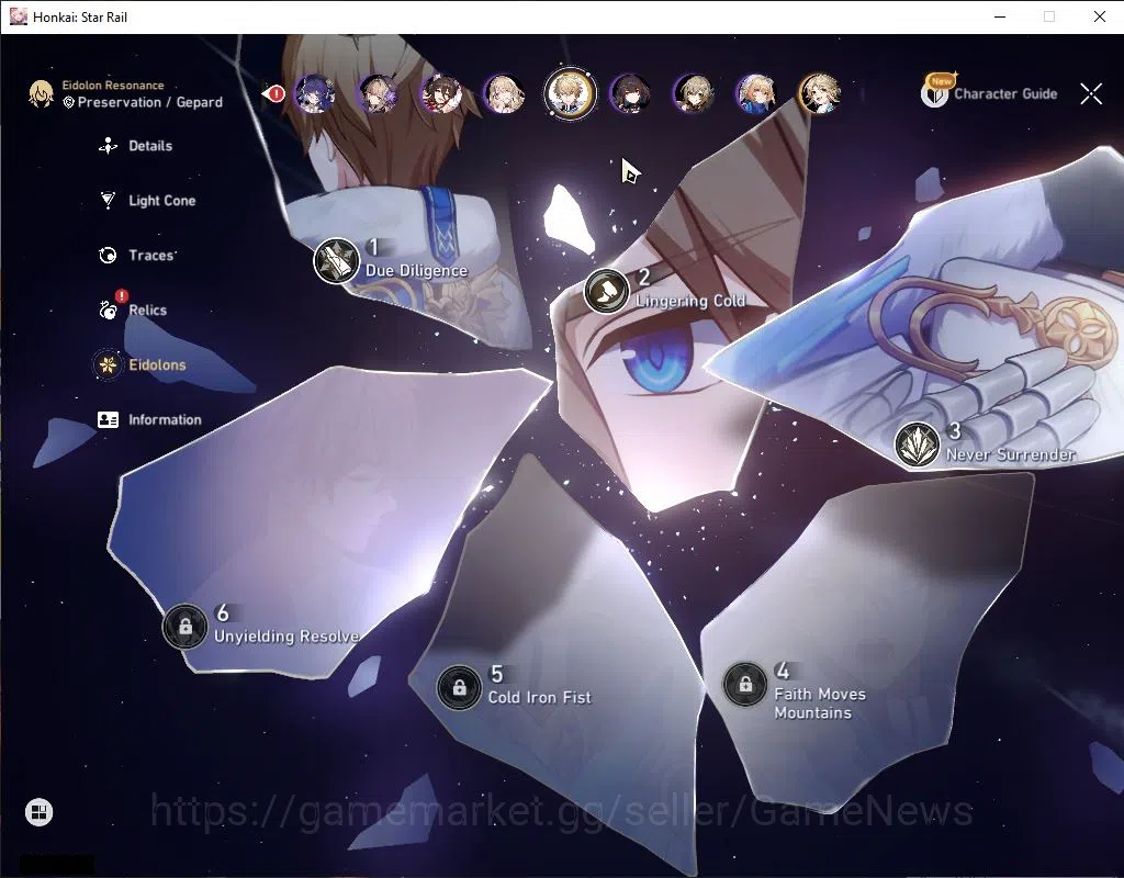 Honkai Star Rail Accounts Asia|TL 70|18 Limited|[Phainon,Tribbie,Topaz,Arche image 10