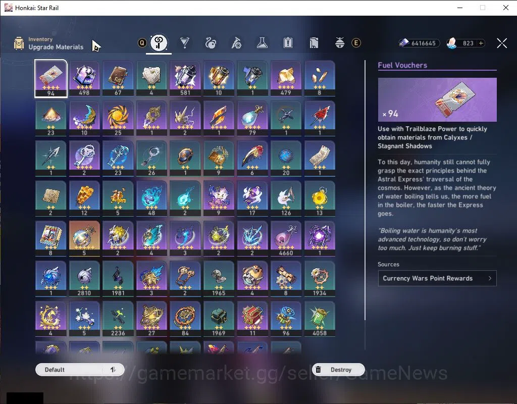 Honkai Star Rail Accounts Asia|TL 70|18 Limited|[Phainon,Tribbie,Topaz,Arche image 13