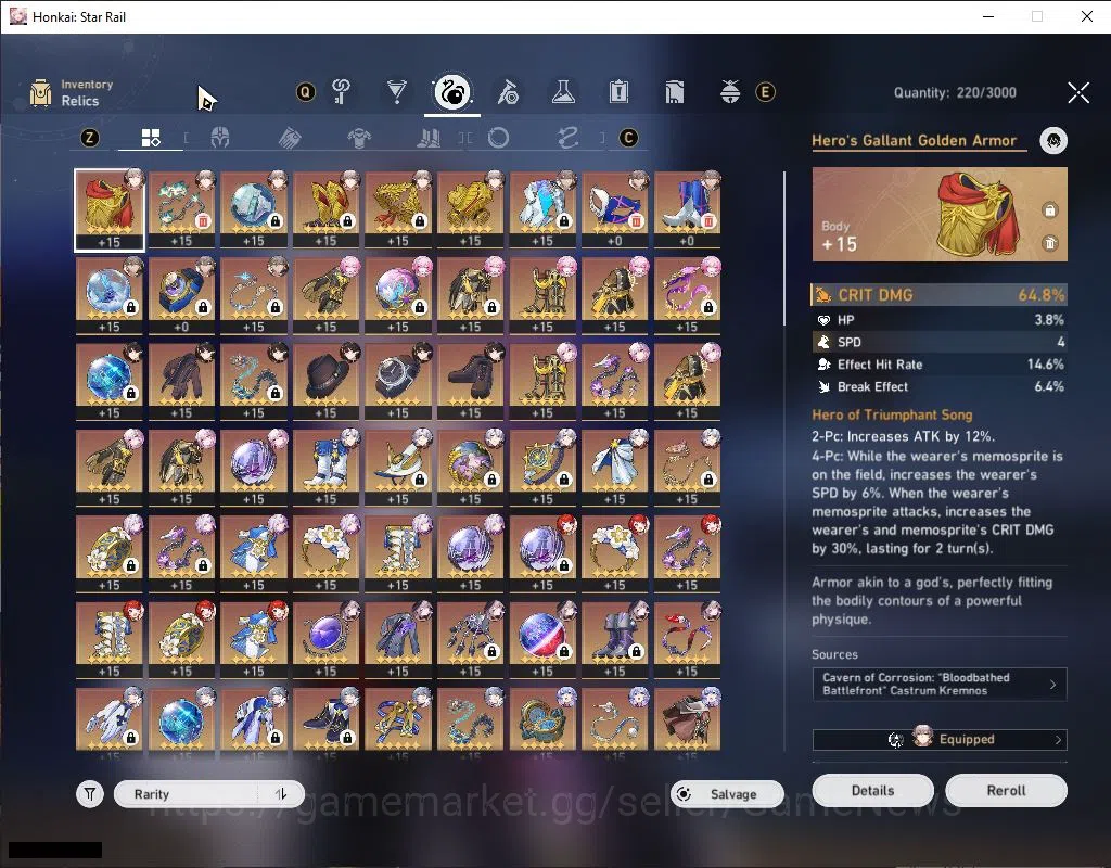 Honkai Star Rail Accounts Asia|TL 70|18 Limited|[Phainon,Tribbie,Topaz,Arche image 14