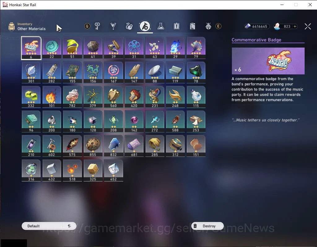 Honkai Star Rail Accounts Asia|TL 70|18 Limited|[Phainon,Tribbie,Topaz,Arche image 15