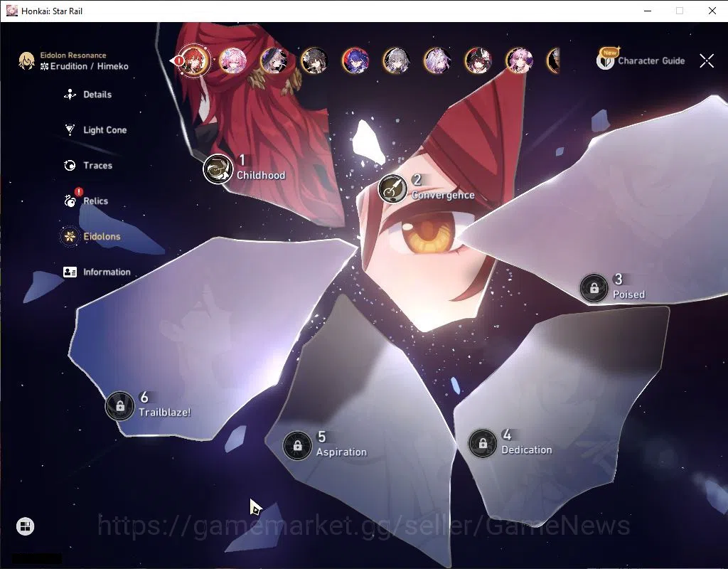 Honkai Star Rail Accounts Asia|TL 70|18 Limited|[Phainon,Tribbie,Topaz,Arche image 7