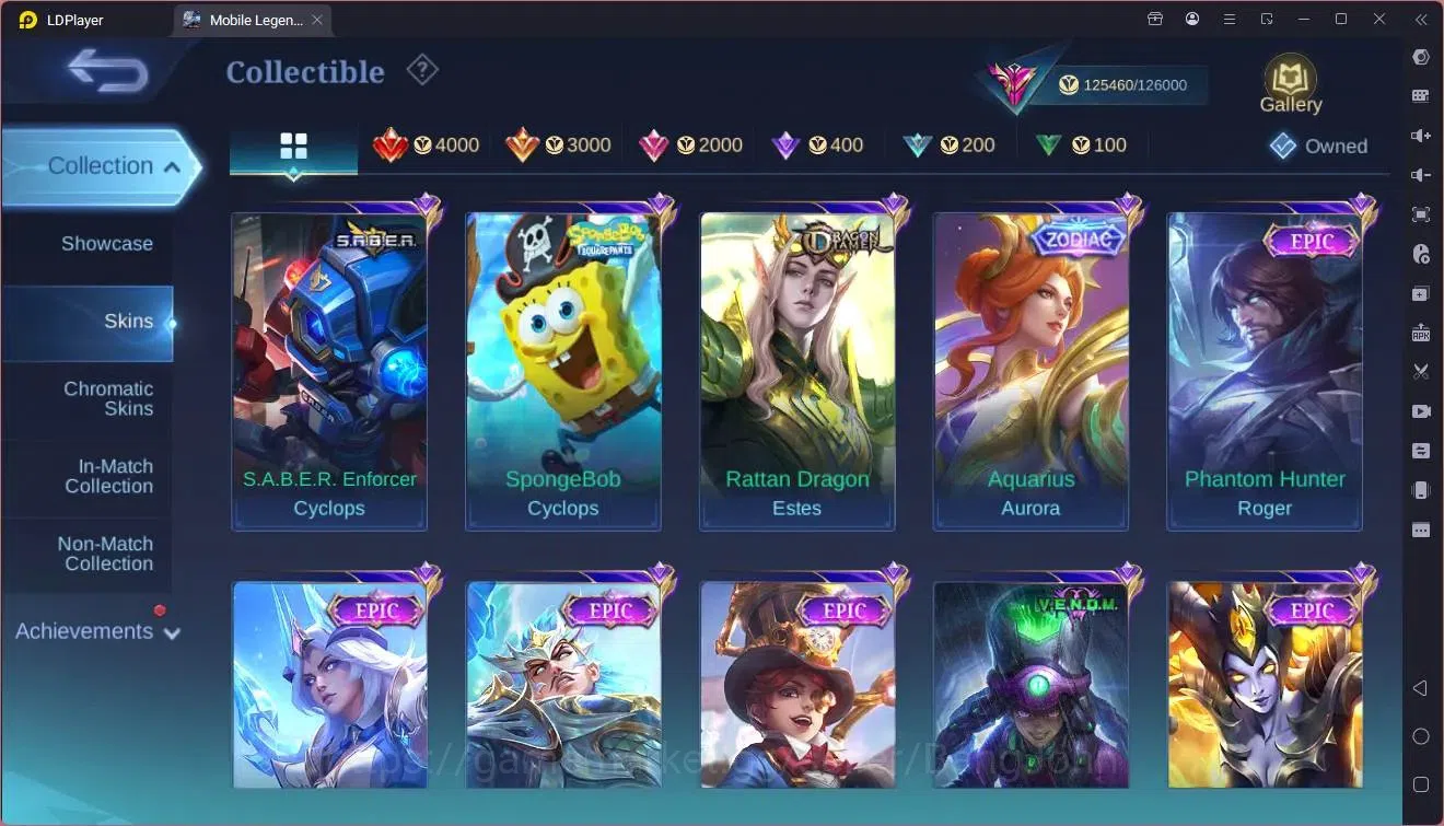 Mobile Legends: Bang Bang Accounts Collector Global|Hero 133|Skin 408|Exalted|Legend Johnson|HxH Julian|KOF Chou|TFM 15