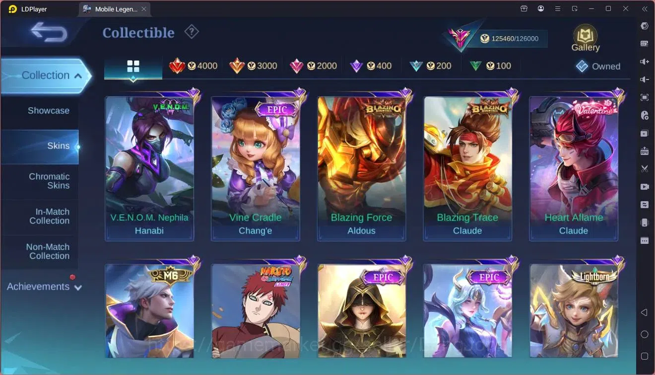 Mobile Legends: Bang Bang Accounts Collector Global|Hero 133|Skin 408|Exalted|Legend Johnson|HxH Julian|KOF Chou|TFM 19