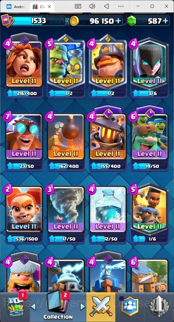 Clash Royale Accounts Mobile |Trophy 9988|1 Max Card Level|12 EVO Cards| image 11