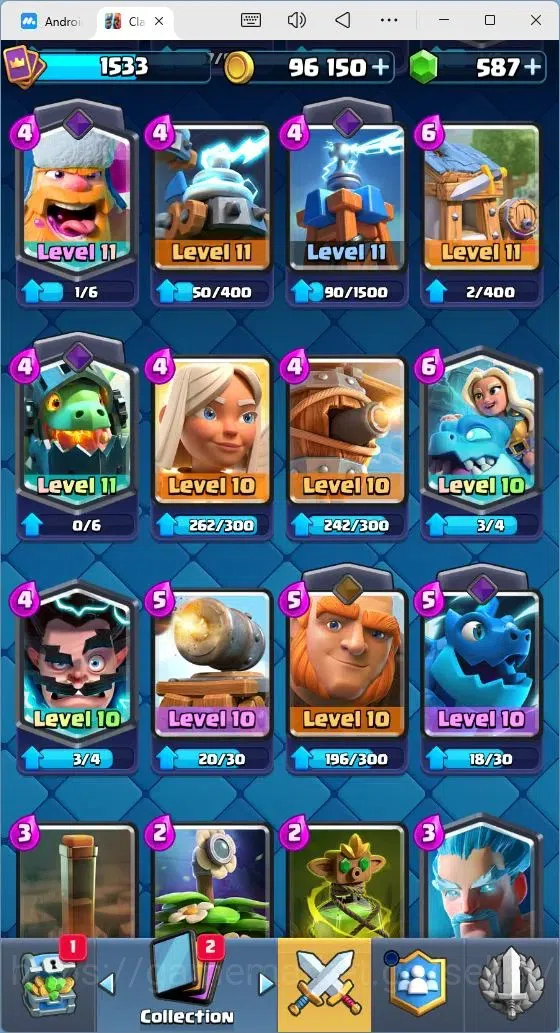 Clash Royale Accounts Mobile |Trophy 9988|1 Max Card Level|12 EVO Cards| image 12
