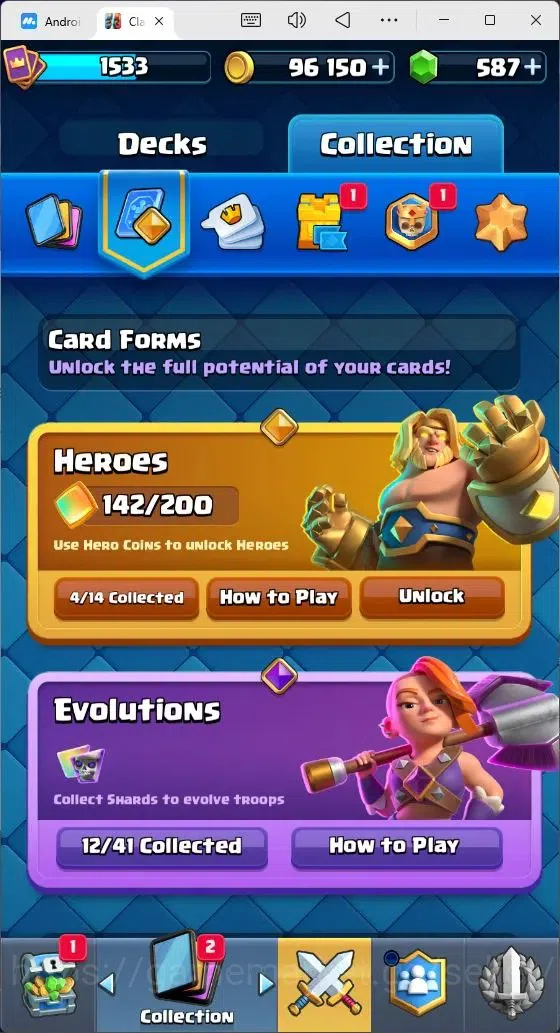 Clash Royale Accounts Mobile |Trophy 9988|1 Max Card Level|12 EVO Cards| image 14