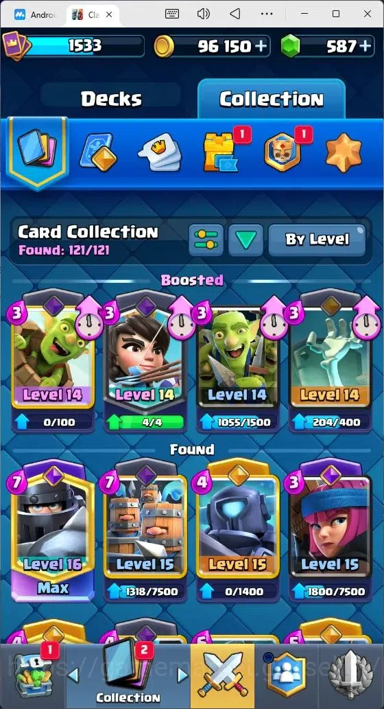 Clash Royale Accounts Mobile |Trophy 9988|1 Max Card Level|12 EVO Cards| image 3