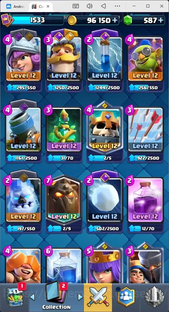 Clash Royale Accounts Mobile |Trophy 9988|1 Max Card Level|12 EVO Cards| image 7
