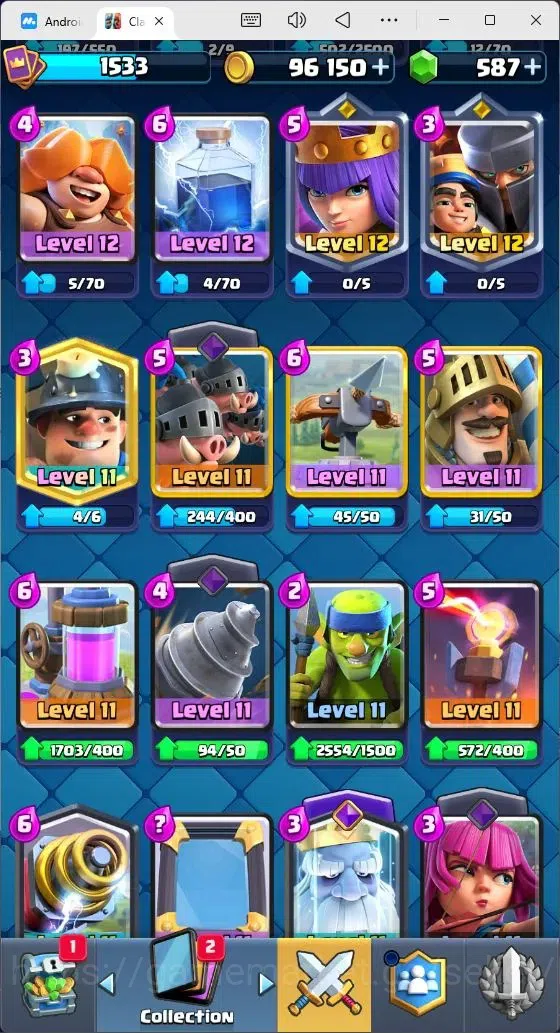 Clash Royale Accounts Mobile |Trophy 9988|1 Max Card Level|12 EVO Cards| image 8