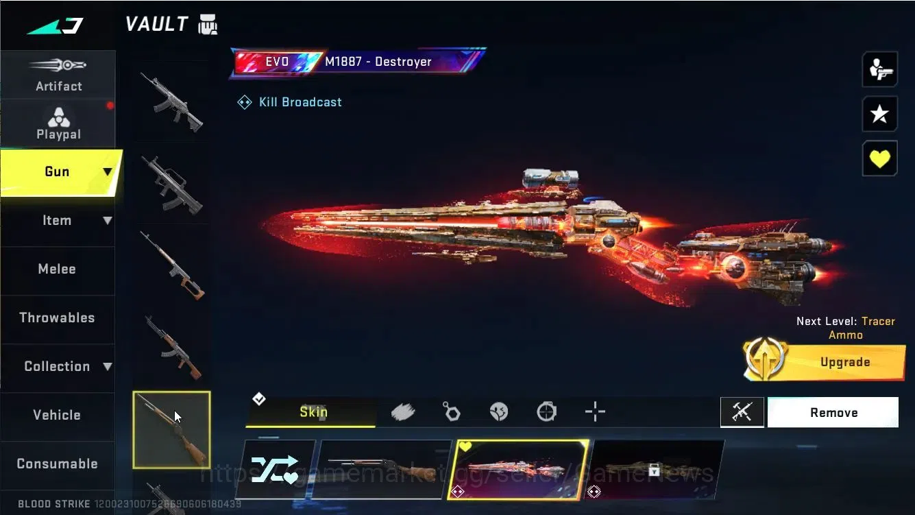 Blood Strike Accounts ASIA|EVO M1887-Destroyer Lv3|Collab TokRev [JACK-T image 8