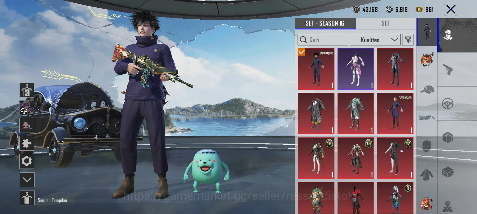 PUBG (PlayerUnknown’s Battlegrounds) Accounts PUBG | 47 SET MYTHIC, M4 IMMOLATION LVL 5, SCAR PRISM LVL 4, AKM CODEBREAKER 2