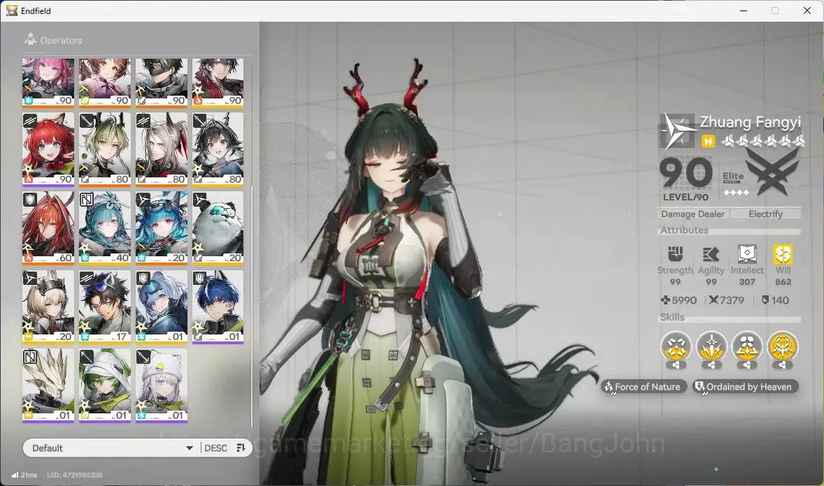 Arknights: Endfield Accounts ASIA |Lv 60|7 Limit+4 Sign(Zhuang Fangyi P1,Rosie, image 4