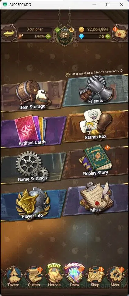 The Seven Deadly Sins: Grand Cross Accounts Endgame ASIA |5.1M Power|40 LS|LR Mesis 6/6|UR Menor 4/6,Skuld 2/6,Meliza 4/6 15