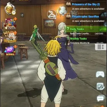 The Seven Deadly Sins: Grand Cross Accounts Endgame ASIA |5.1M Power|40 LS|LR Mesis 6/6|UR Menor 4/6,Skuld 2/6,Meliza 4/6