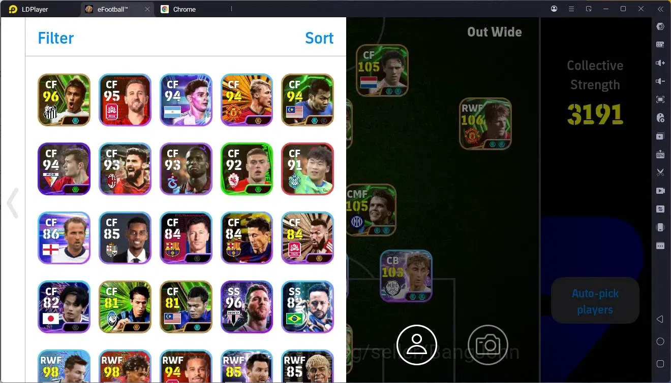 eFootball Accounts Mobile |PW 3191|Bigtime Forlan|Epic Beckham,Mattha image 2
