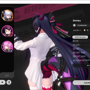 Neverness to Everness Accounts GLOBAL SEA|HL 10|TL 2|3 S-Class 2 Limited (Nanally+Glider,Shinku)|2 S-Class Selector