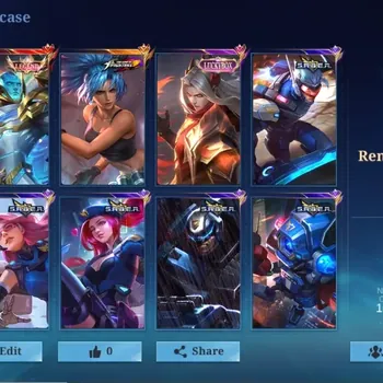 Mobile Legends: Bang Bang Accounts Collector Global|Hero 133|Skin 392|Renowned|LEGEND Gord|Luckybox Leomord|Annual Vale