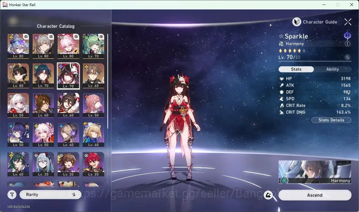 Honkai Star Rail Accounts Asia | TL 65|Evanescia+Sign|Dan Heng PT|Silver Wol image 11