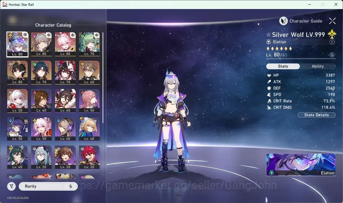 Honkai Star Rail Accounts Asia | TL 65|Evanescia+Sign|Dan Heng PT|Silver Wol image 15