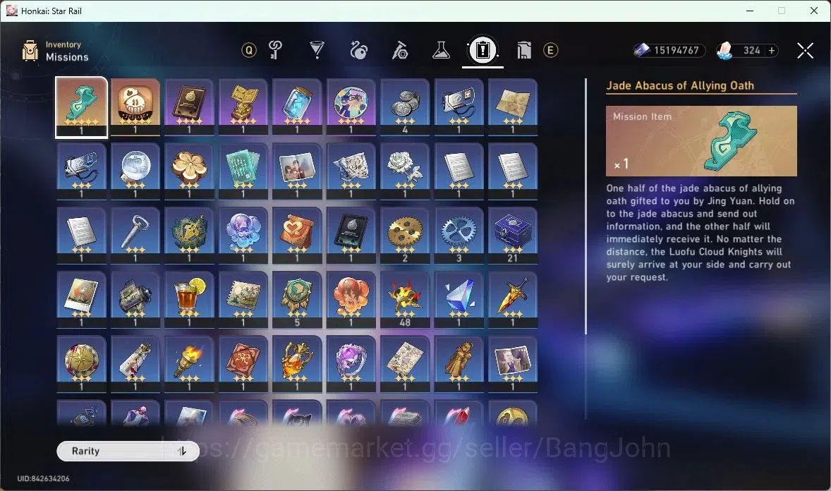 Honkai Star Rail Accounts Asia | TL 65|Evanescia+Sign|Dan Heng PT|Silver Wol image 3