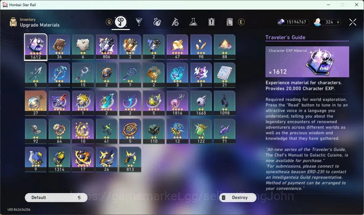 Honkai Star Rail Accounts Asia | TL 65|Evanescia+Sign|Dan Heng PT|Silver Wol image 8