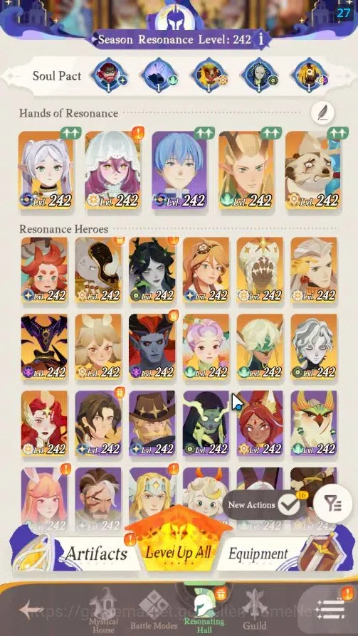 AFK Journey Accounts GLOBAL|2 Collab[Frieren,Himmel]|28 Epic [Aurora(Fr image 2