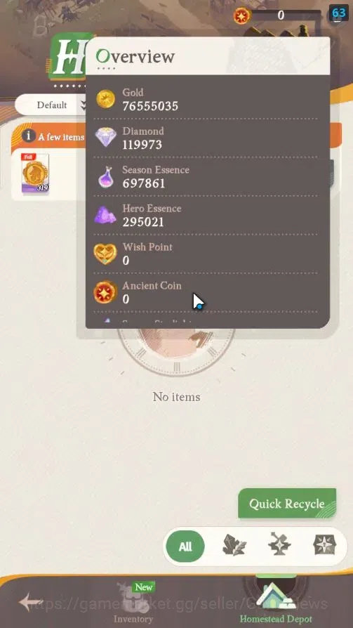 AFK Journey Accounts GLOBAL|2 Collab[Frieren,Himmel]|28 Epic [Aurora(Fr image 9