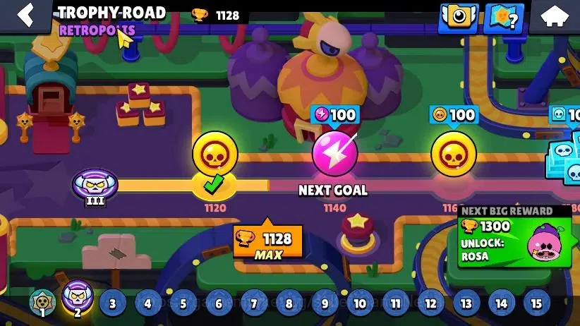 Brawl Stars Accounts 1128 Trophy|20 Brawlers 3 Max Lvl [Mortis,Shelly,Charlie]|2K Coins 3K PP|CN ON|Take Email|BRS929 14