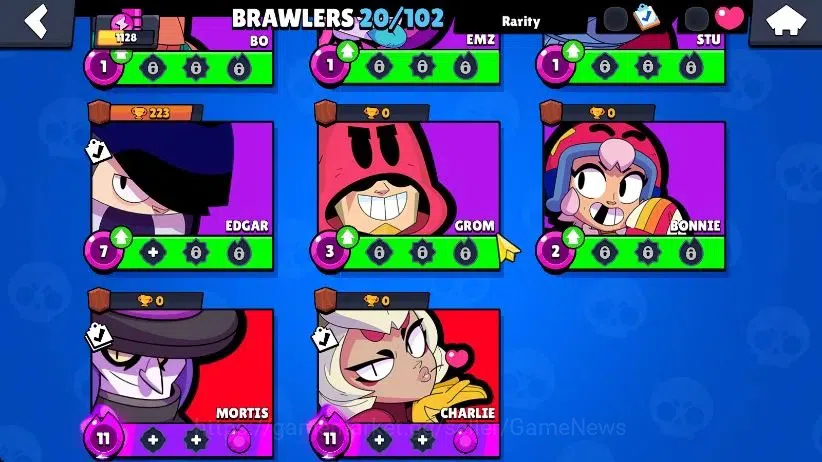 Brawl Stars Accounts 1128 Trophy|20 Brawlers 3 Max Lvl [Mortis,Shelly,Charlie]|2K Coins 3K PP|CN ON|Take Email|BRS929 4