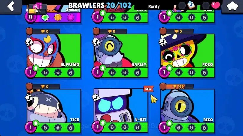 Brawl Stars Accounts 1128 Trophy|20 Brawlers 3 Max Lvl [Mortis,Shelly,Charlie]|2K Coins 3K PP|CN ON|Take Email|BRS929 6