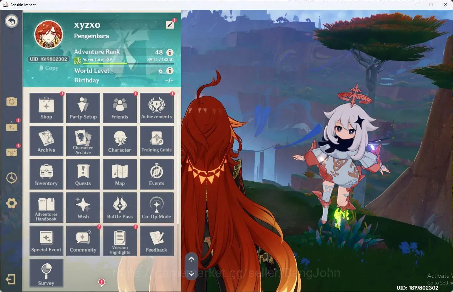 Genshin Impact Accounts ASIA | AR 48 | 3 Limit+2 Charstd | Neuvillette,Mav image 1