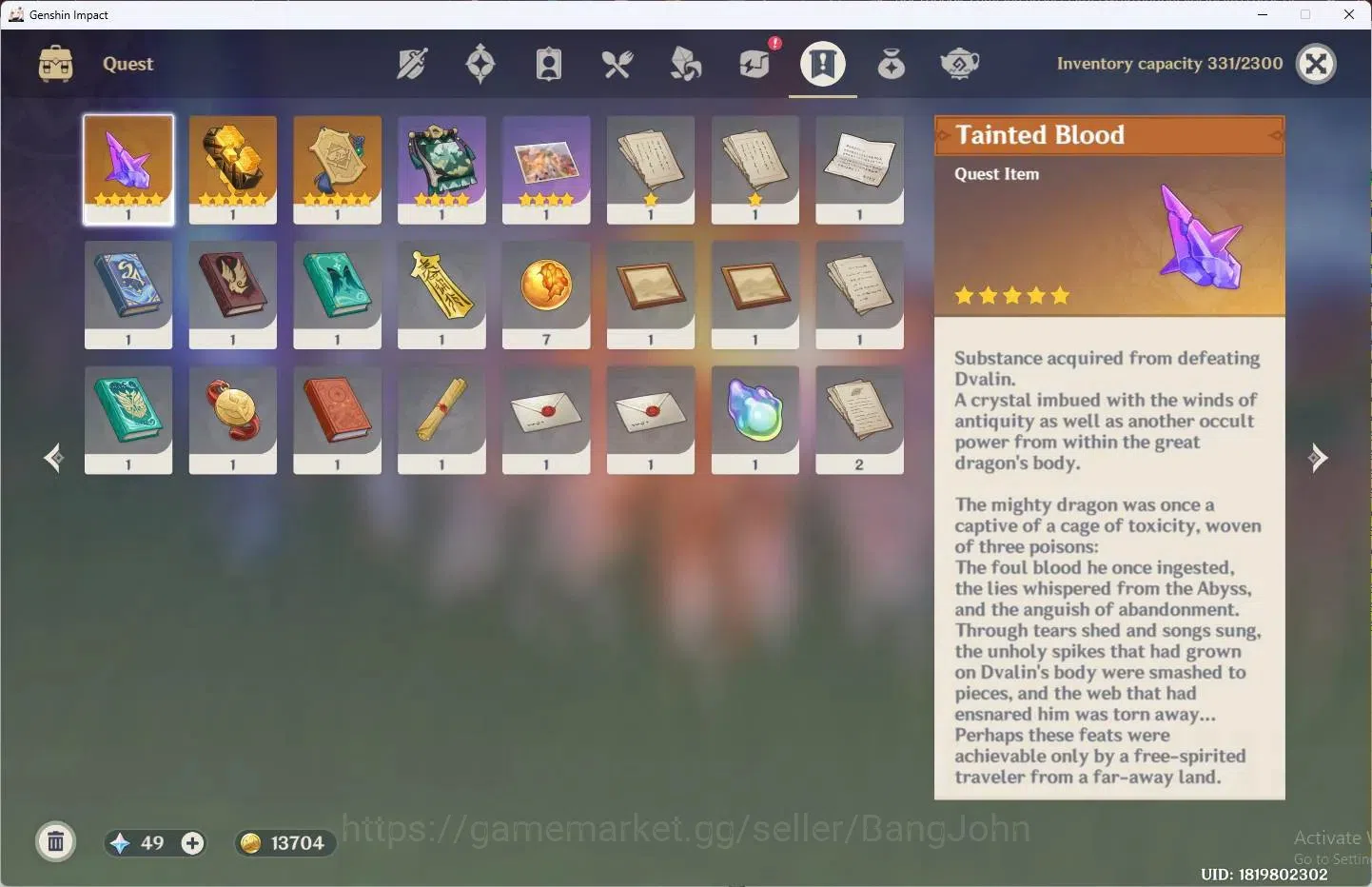 Genshin Impact Accounts ASIA | AR 48 | 3 Limit+2 Charstd | Neuvillette,Mav image 10