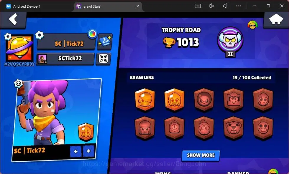 Brawl Stars Accounts Global|1013 Thropy|19 Brawler|3 Max Hypercharge(Sh image 13