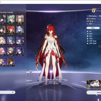 Honkai Star Rail Accounts Others Asia|TL 48|4 Limited|(Gilgamesh)+Sign Himeko Nova,Huohuo & Blade|Rate On|Male MC|Xianzhou