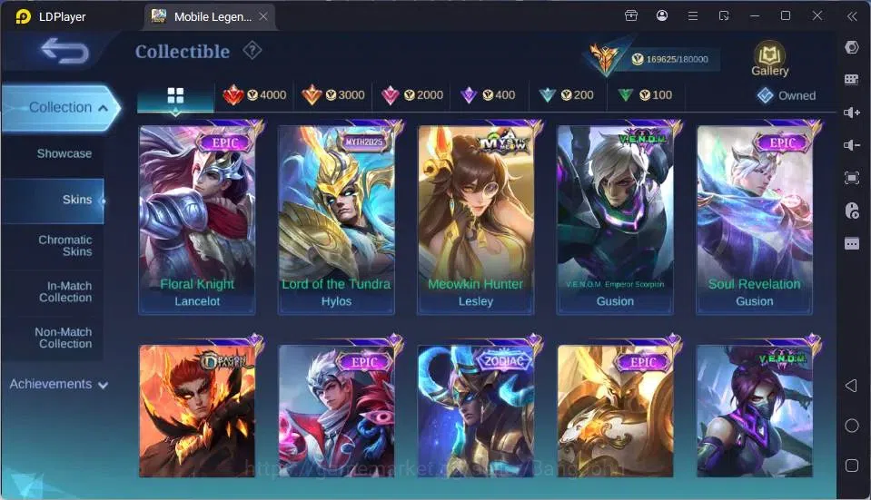Mobile Legends: Bang Bang Accounts GLOBAL Hero 132 Skin 431 |AOT Yin|Aspirants Guin|M image 18