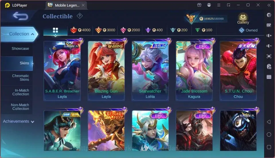 Mobile Legends: Bang Bang Accounts GLOBAL Hero 132 Skin 431 |AOT Yin|Aspirants Guin|M image 20