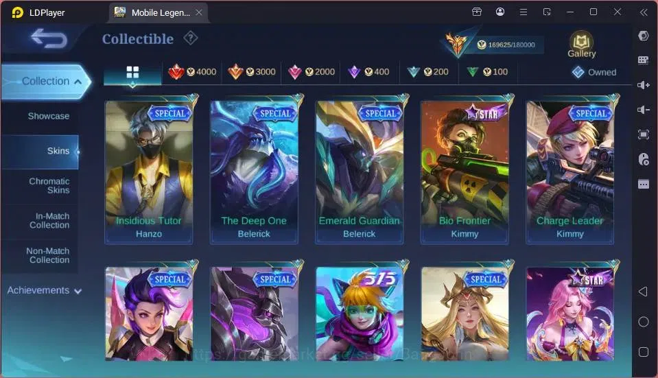 Mobile Legends: Bang Bang Accounts GLOBAL Hero 132 Skin 431 |AOT Yin|Aspirants Guin|M image 6
