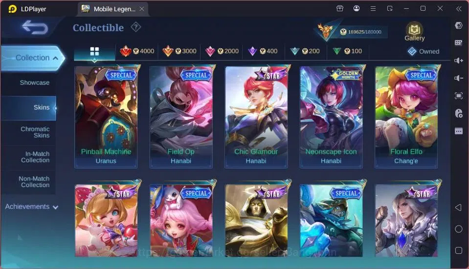 Mobile Legends: Bang Bang Accounts GLOBAL Hero 132 Skin 431 |AOT Yin|Aspirants Guin|M image 7