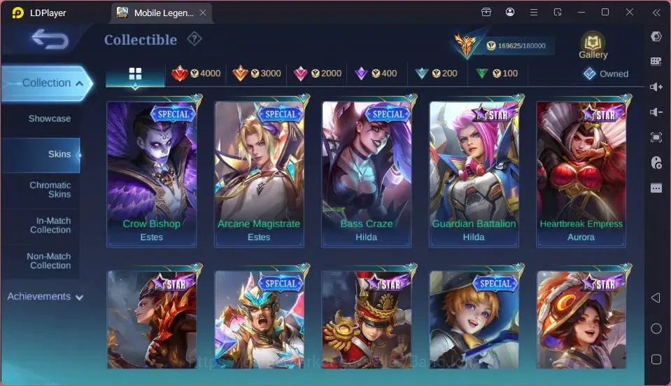 Mobile Legends: Bang Bang Accounts GLOBAL Hero 132 Skin 431 |AOT Yin|Aspirants Guin|M image 9