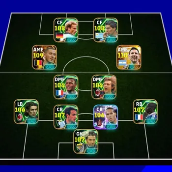 eFootball Accounts Legends & Iconic Players 3337+ Team I Messi 110 I Meta Account  I Samsul Eto 107 I Rummi 108 I Ronaldo